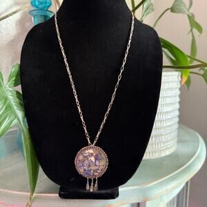 Hencho Mexico 925 Sterling Silver Pin Pendant Necklace